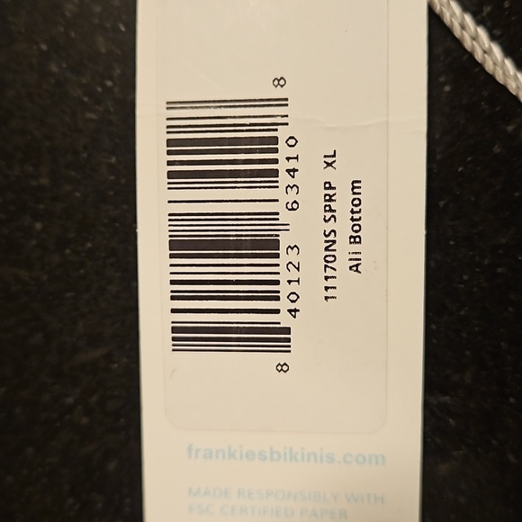 💕FRANKIES BIKINIS💕 Ali Ruffle Skimpy Bikini Bottom ~ Springtime XL NWT - Picture 13 of 13